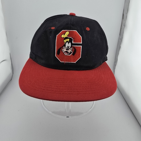 Vintage 90s Disney Goofy Embroided Snapback Hat Mickey Unlimited - Picture 2 of 7